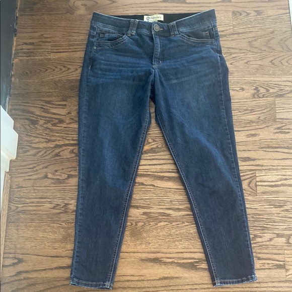 Dark Blue democracy Women's Jeans - Picture 1 of 10
